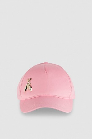 Patrizia Pepe Cotton Fly Baseball Cap Ruzove | 046-SOIVFU