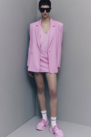 Patrizia Pepe Essential Two-button Blazer Ruzove | 543-FBLWGX
